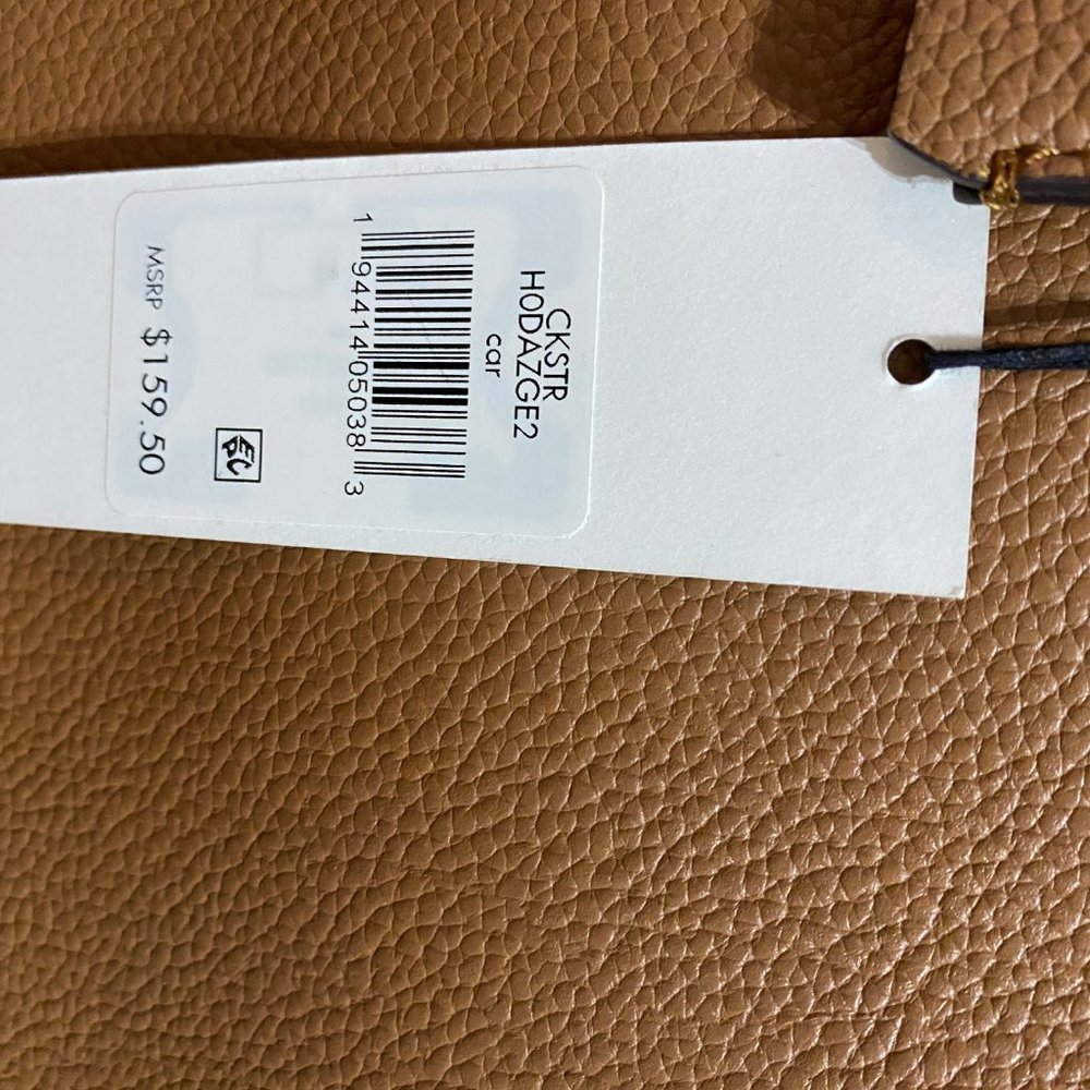 Calvin Klein Pebble Mid Tote Medium Bag Caramel Brown Women's Handbag H0DAZGD2 - Picture 5 of 6